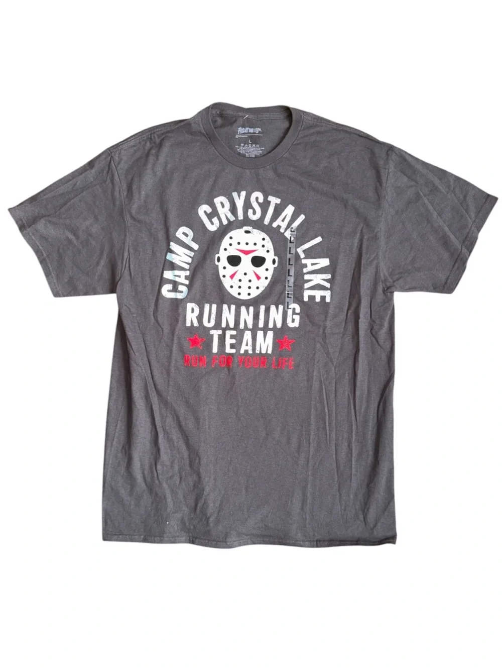 NWOT Unisex Camp Crystal Lake Running Team Shirt
